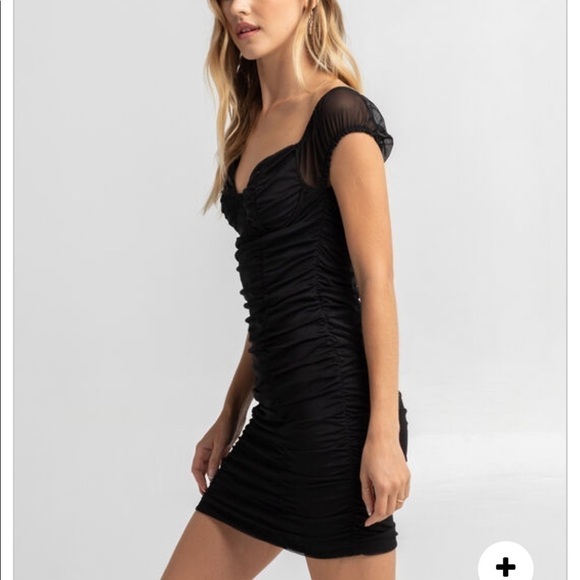 𝅺nwt Bustier cinched mini dress - Picture 4 of 5